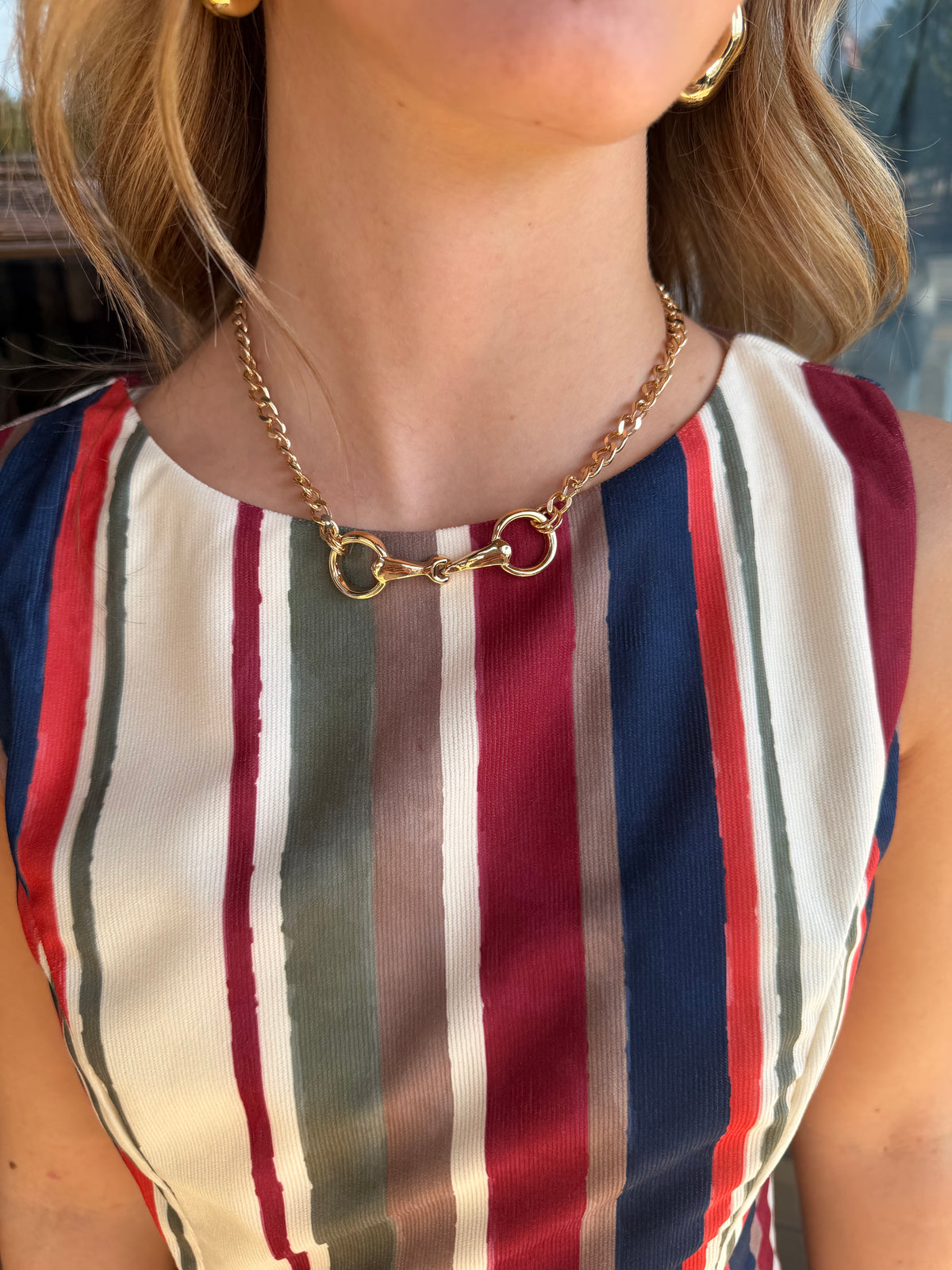Horse Bit Chain Necklace