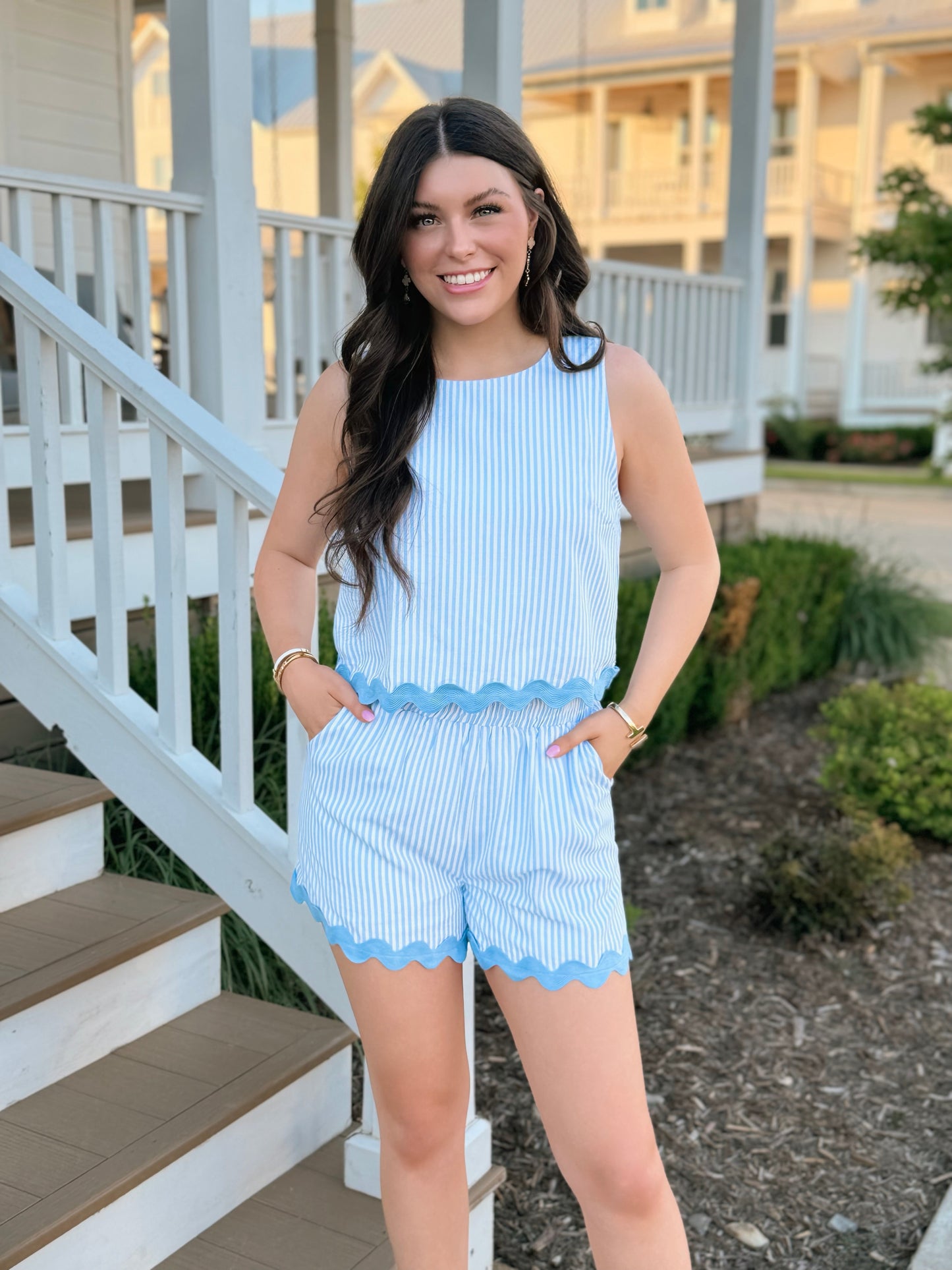 Ric Rac Set in Blue