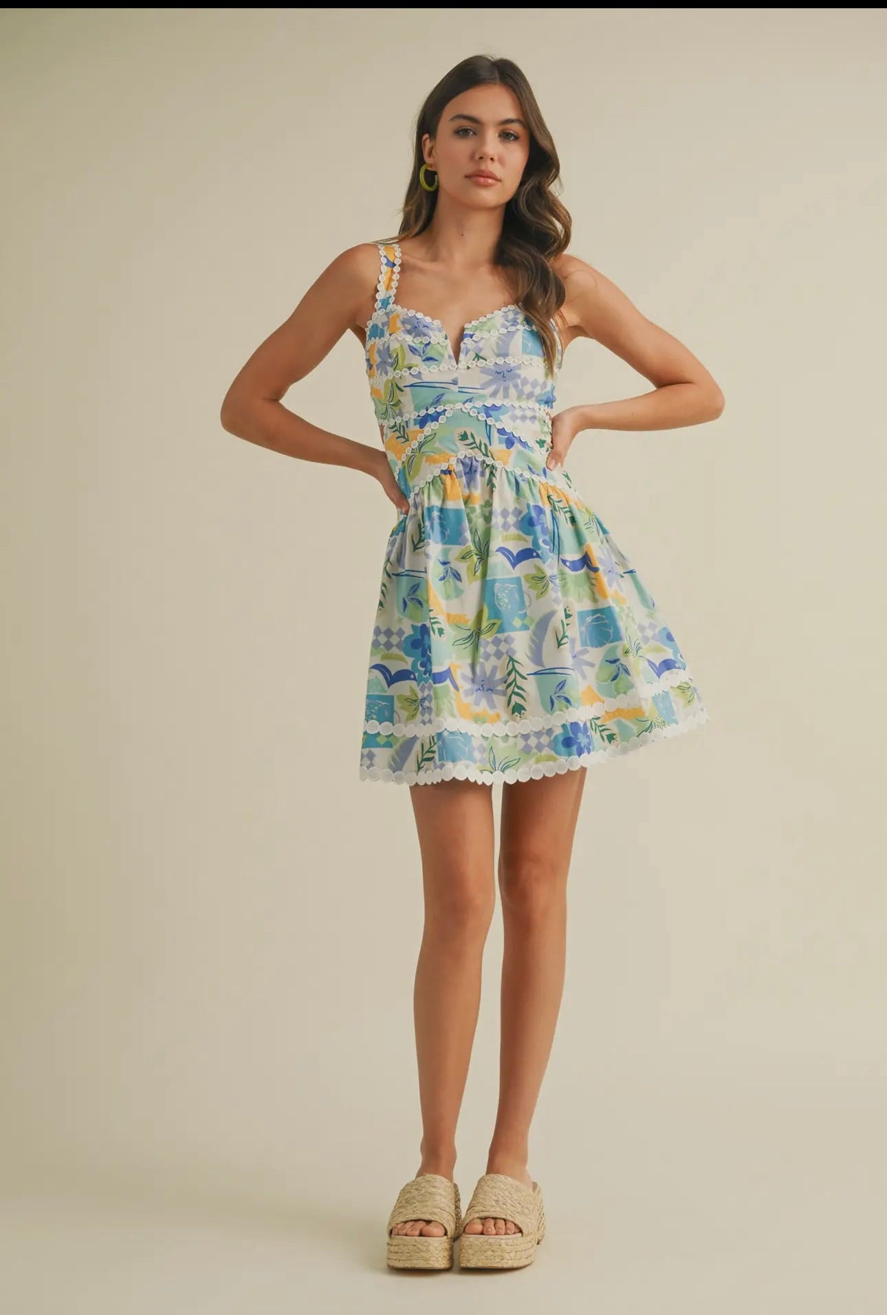 Summertime Blues Dress