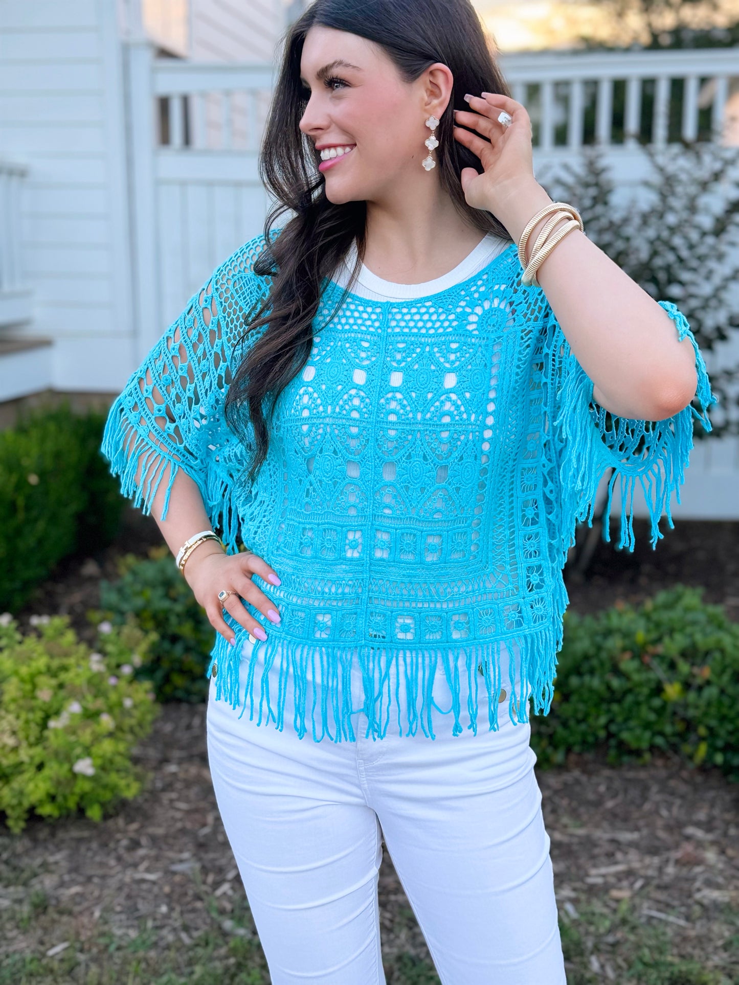Crotchet Fringe Top