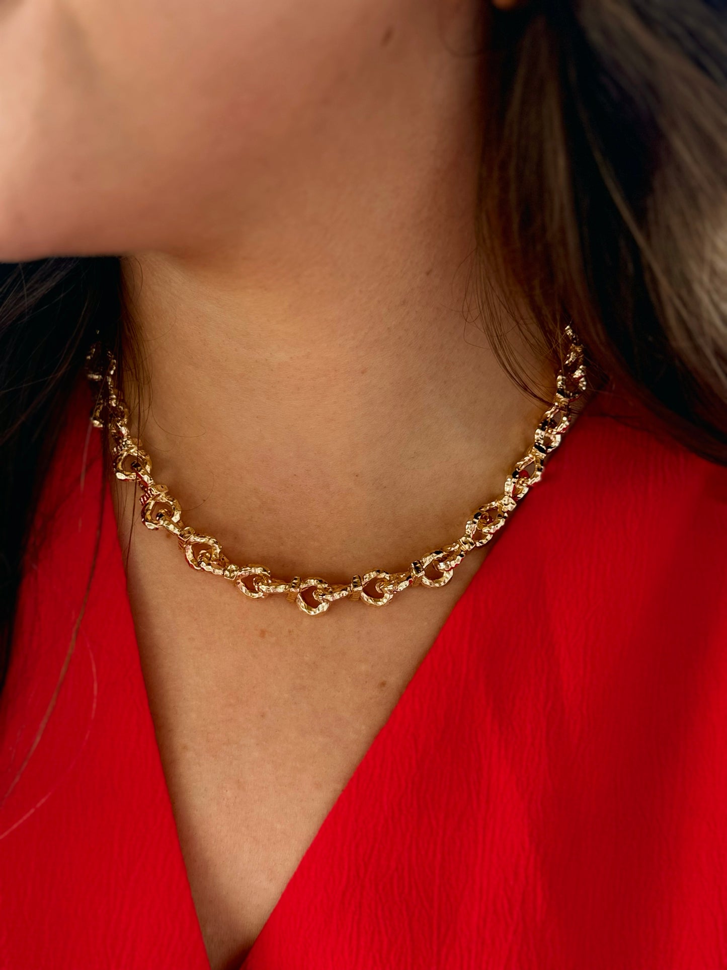 Chunky Gold Chain Necklace