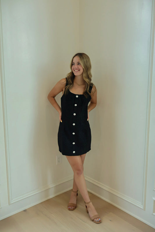 Perfect Date Nights Tweed Mini Dress