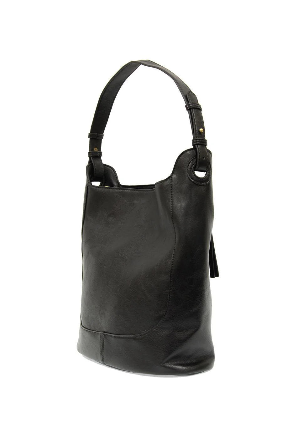 Brielle Small Bucket Bag - Black