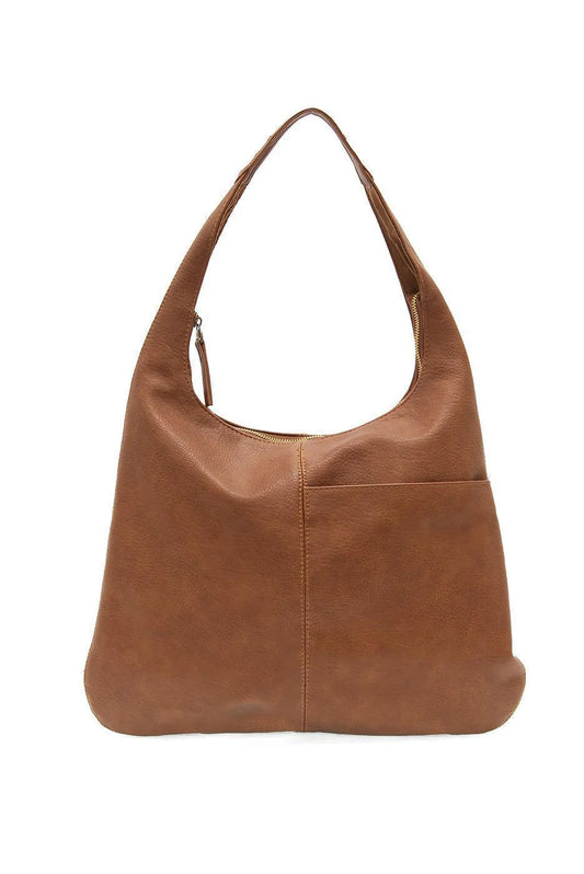 Joy Susan Harley Studded Hobo Bag - Saddle