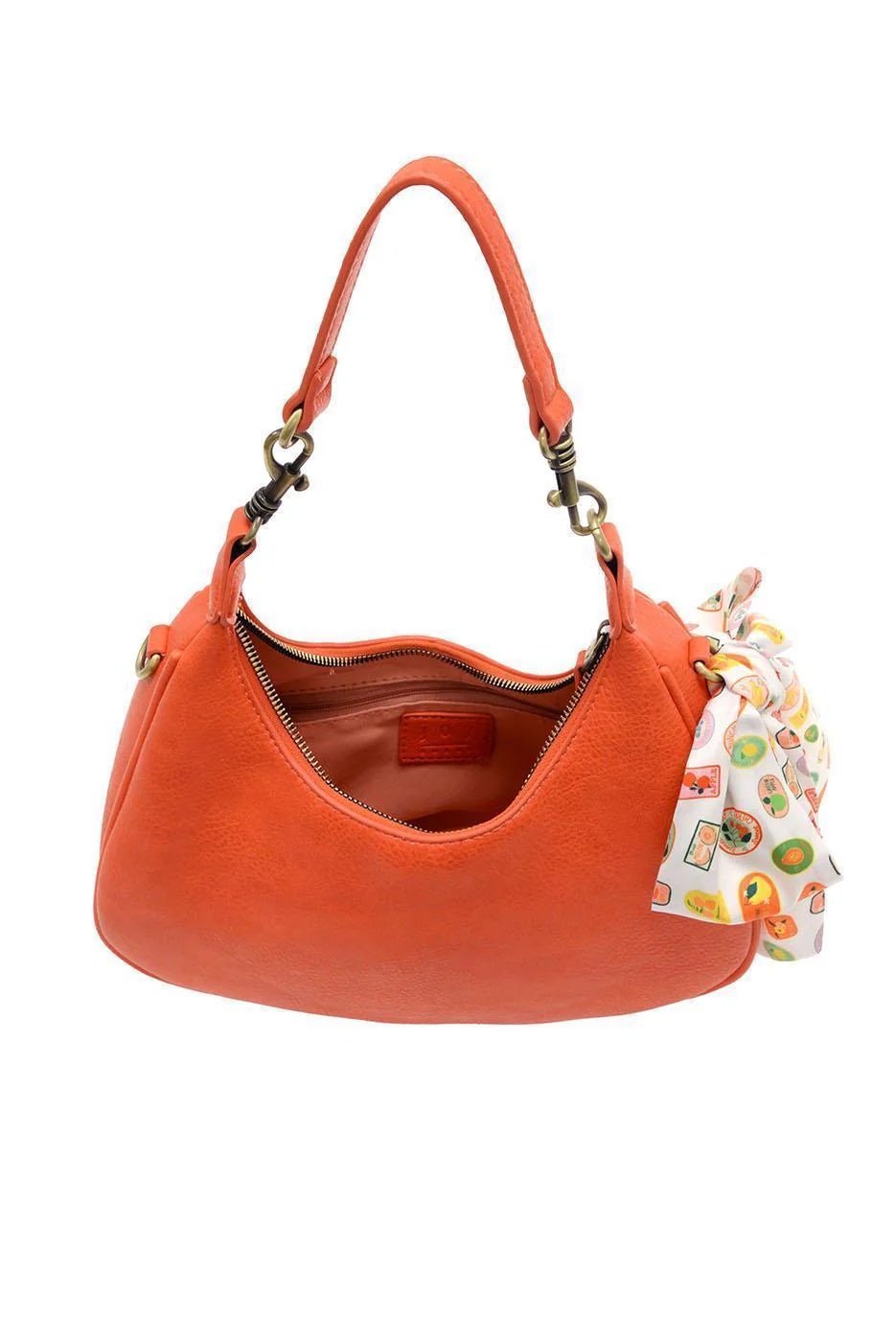 Joy Susan Farmers Market Scarf Convertible Crossbody - Blood Orange