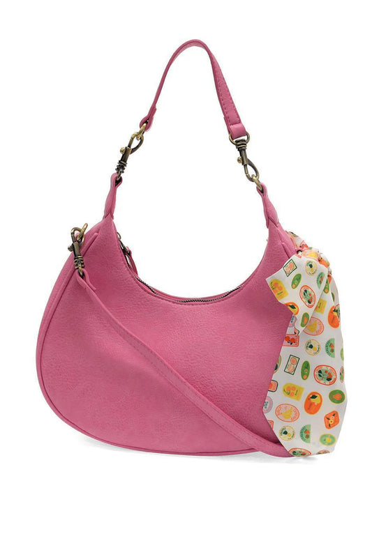 Joy Susan Farmers Market Scarf Convertible Crossbody - Dragonfruit Pink