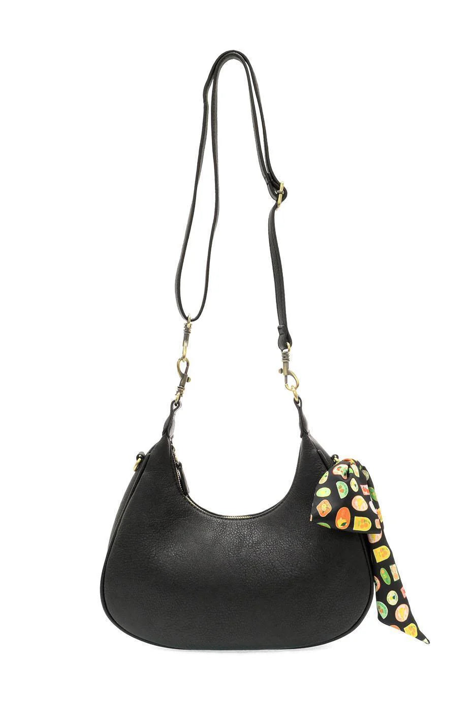 Joy Susan Farmers Market Scarf Convertible Crossbody - Black