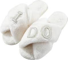 I Do Plush Slippers
