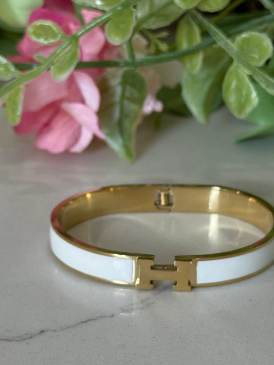 H Bangle Bracelet
