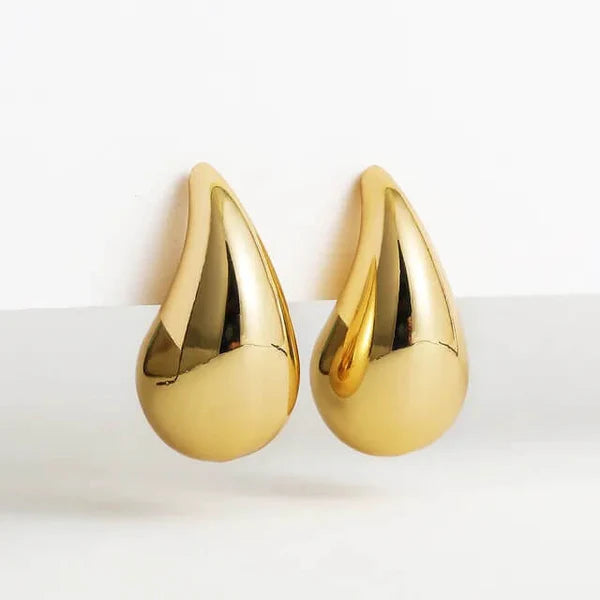 Gold Teardrop Earrings