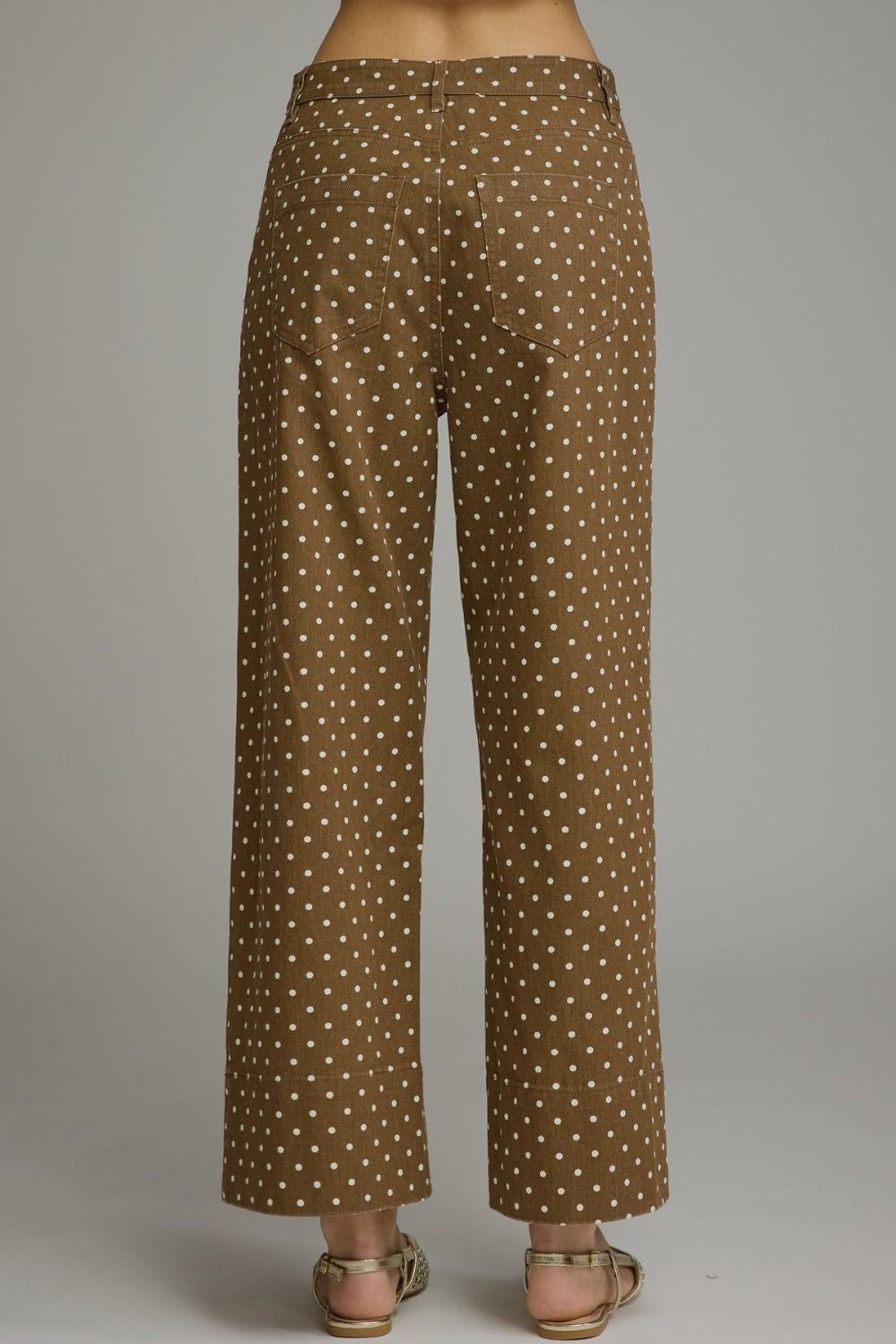 Entro Brown Polka Dot Pants