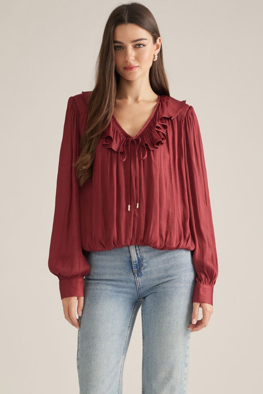 Ruby V-Neck Long Sleeve Top