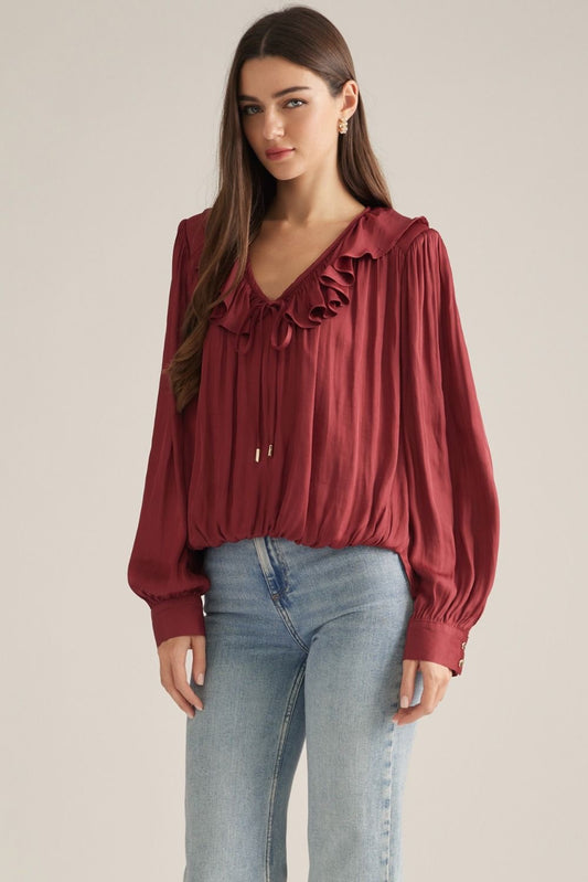 Ruby V-Neck Long Sleeve Top