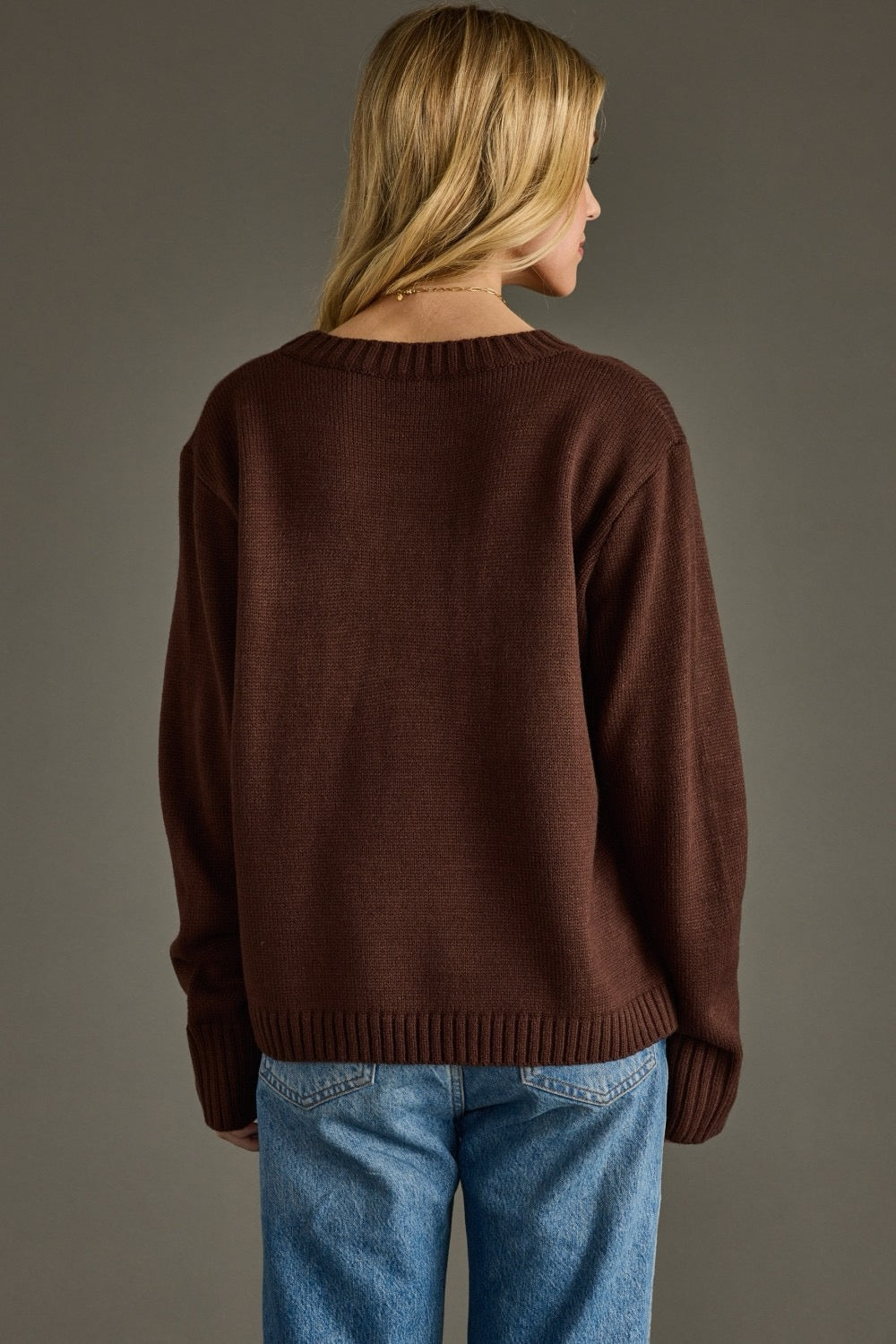 Coffee Weather Sweater - Brown